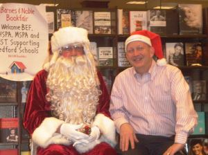Santa and BEF President Randy Robertson