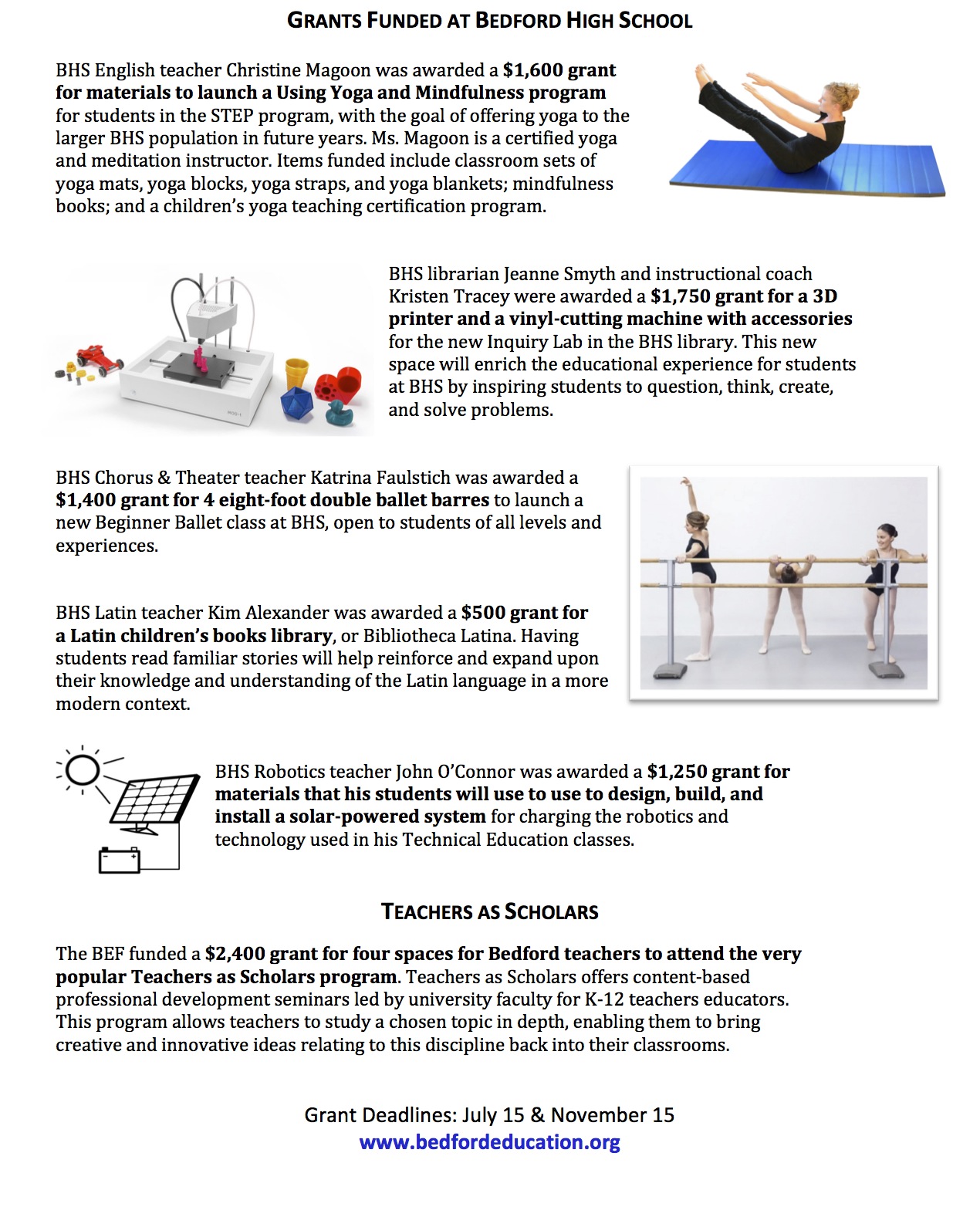 Summer 2017 grants p. 2